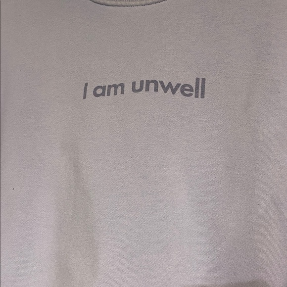 I AM UNWELL WOMENS PURPLE CREWNECK SWEATSHIRT BARSTOOL MEDIUM - Picture 3 of 5